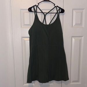 Old Navy Powerchill Active Strappy Tank Dress w Built in Shorts